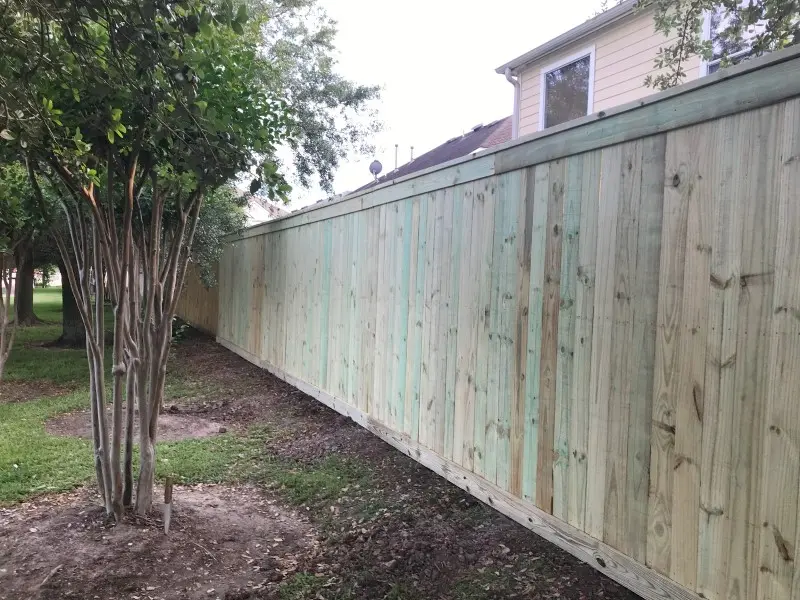 New Wood Fence