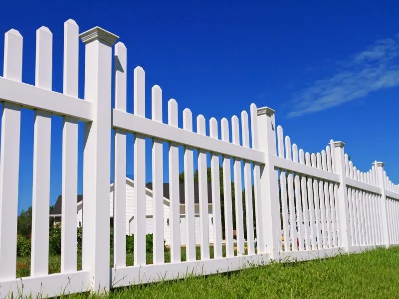 Vinyl fence