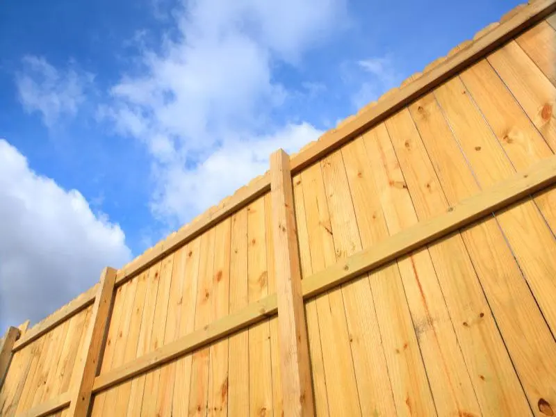 wood fence