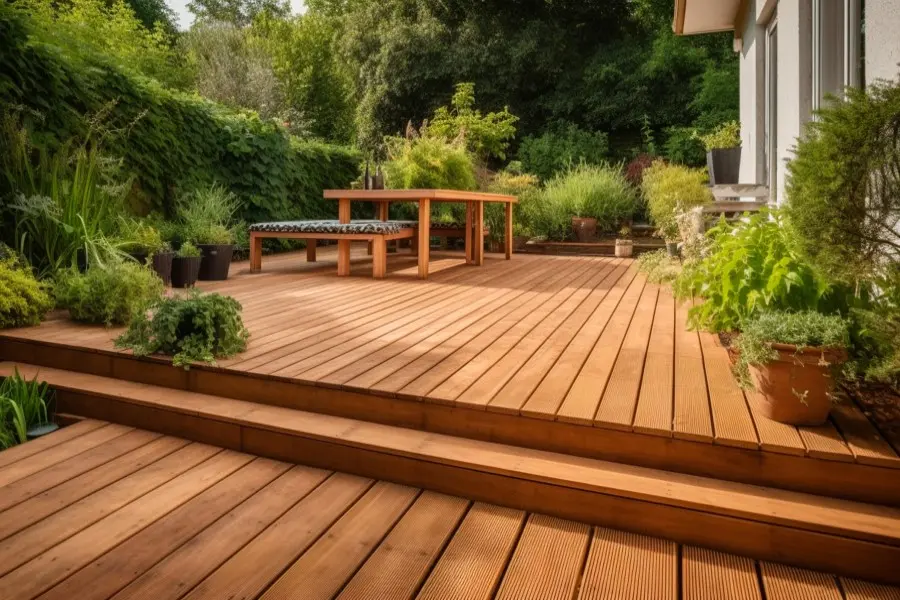 wood deck