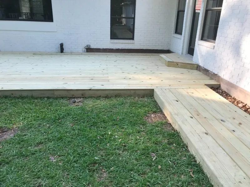 wood deck